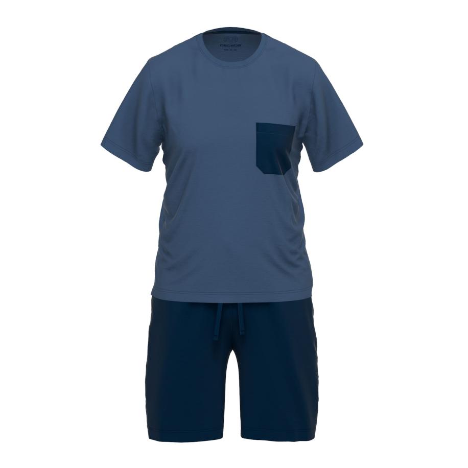 Ceceba CECEBA Pyjama kort marine / donkerblauw -