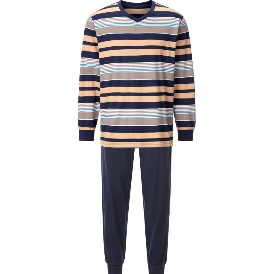 BABISTA pyjama blauw, Gestreept Blauw