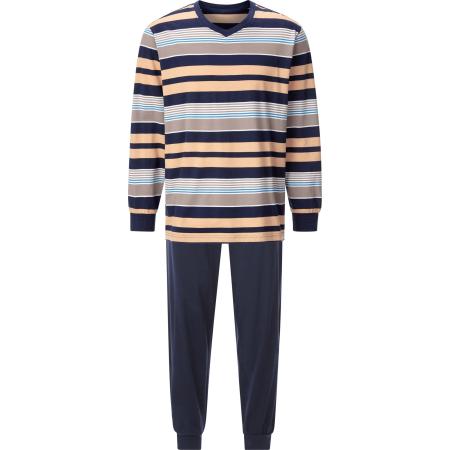 BABISTA pyjama blauw, Gestreept