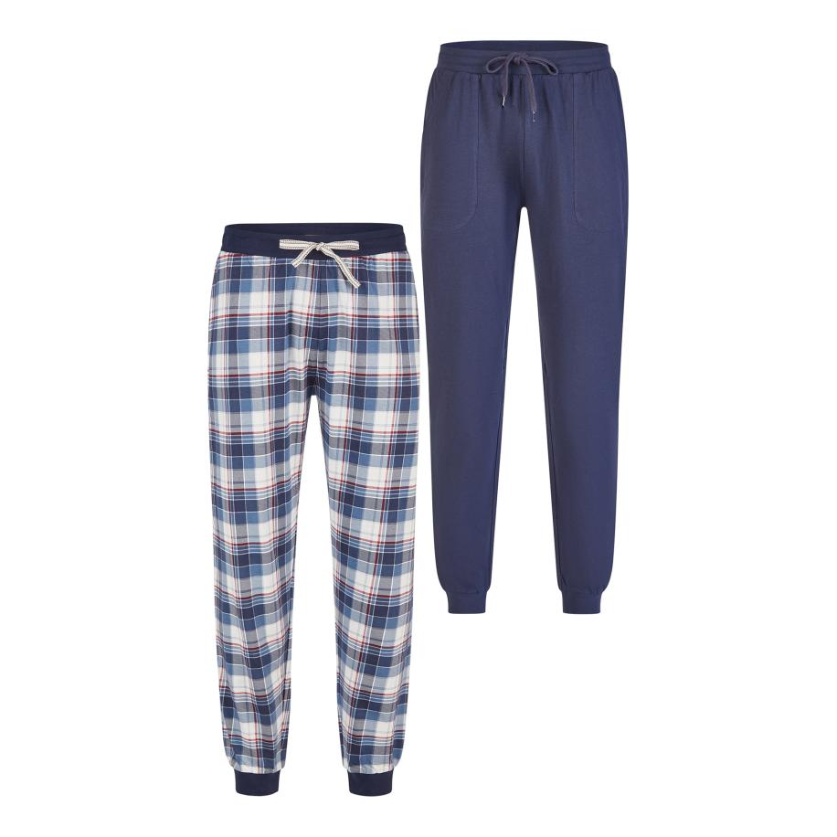 Phil & Co. Berlin Phil & Co. Berlin Pyjamabroek Cozy Classics donkerblauw -