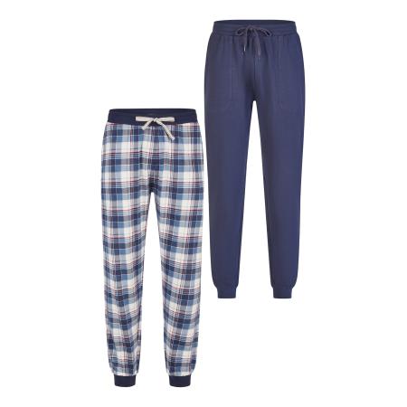 Phil & Co. Berlin Phil & Co. Berlin Pyjamabroek Cozy Classics donkerblauw