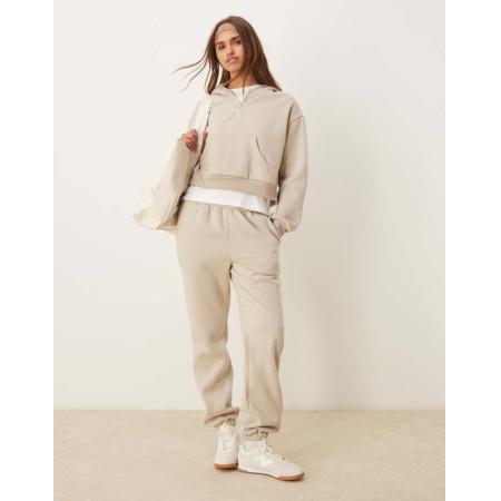 Urban Threads Lounge-joggingbroek in beige-Neutraal