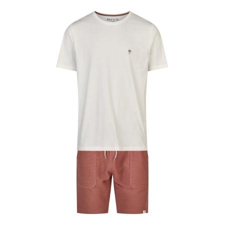 Phil & Co. Berlin Phil & Co. Berlin Pyjama kort Lounge Dreams brons / wit