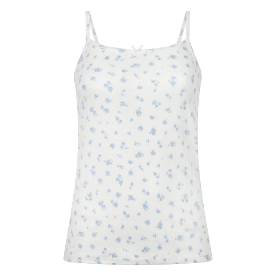 Hunkemöller Pointelle camitop Wit Wit