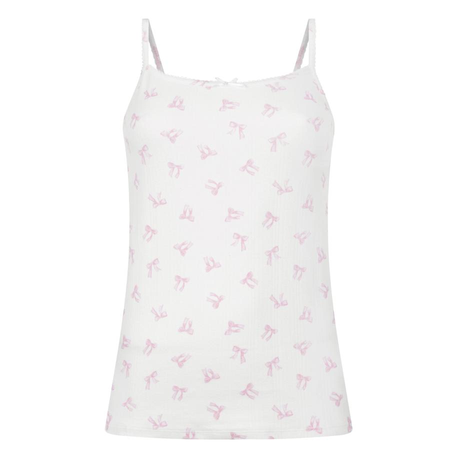 Hunkemöller Pointelle camitop Wit Wit