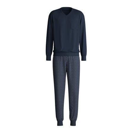 Calida CALIDA Pyjama lang marine / saffier / lichtblauw