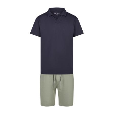 Phil & Co. Berlin Phil & Co. Berlin Pyjama kort Lounge Dreams marine / kaki