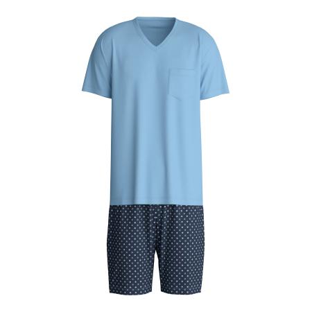 Calida CALIDA Pyjama kort navy / turquoise / opaal / wit