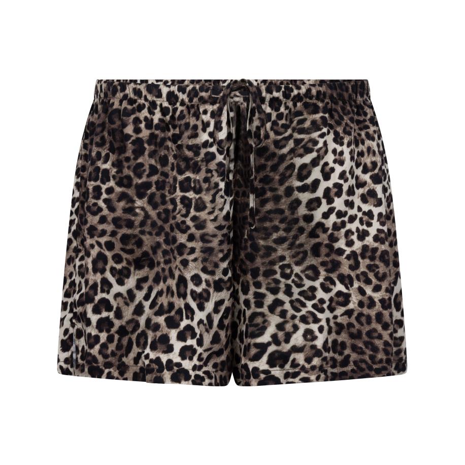 Hunkemöller Short Satin Zwart Zwart