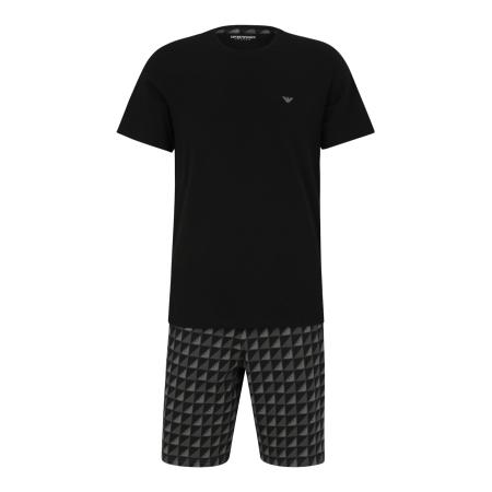 Emporio Armani Emporio Armani Pyjama kort grijs / donkergrijs / zwart