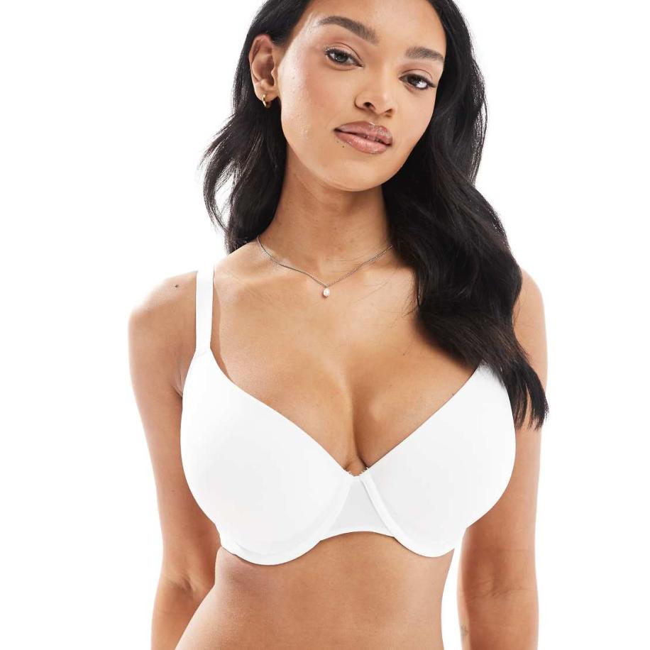 Dorina Michelle Vollere buste T-shirt-bh in wit Wit