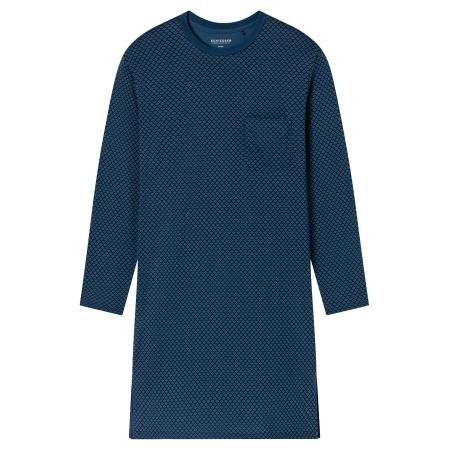 Schiesser SCHIESSER Pyjama lang Essentials blauw