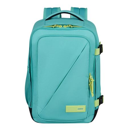 American Tourister TAKE2CABIN Casual Backpack S dusty turquoise/lime