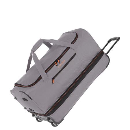 Travelite Basics Wheeled Duffle 70cm Expandable Grey/Orange
