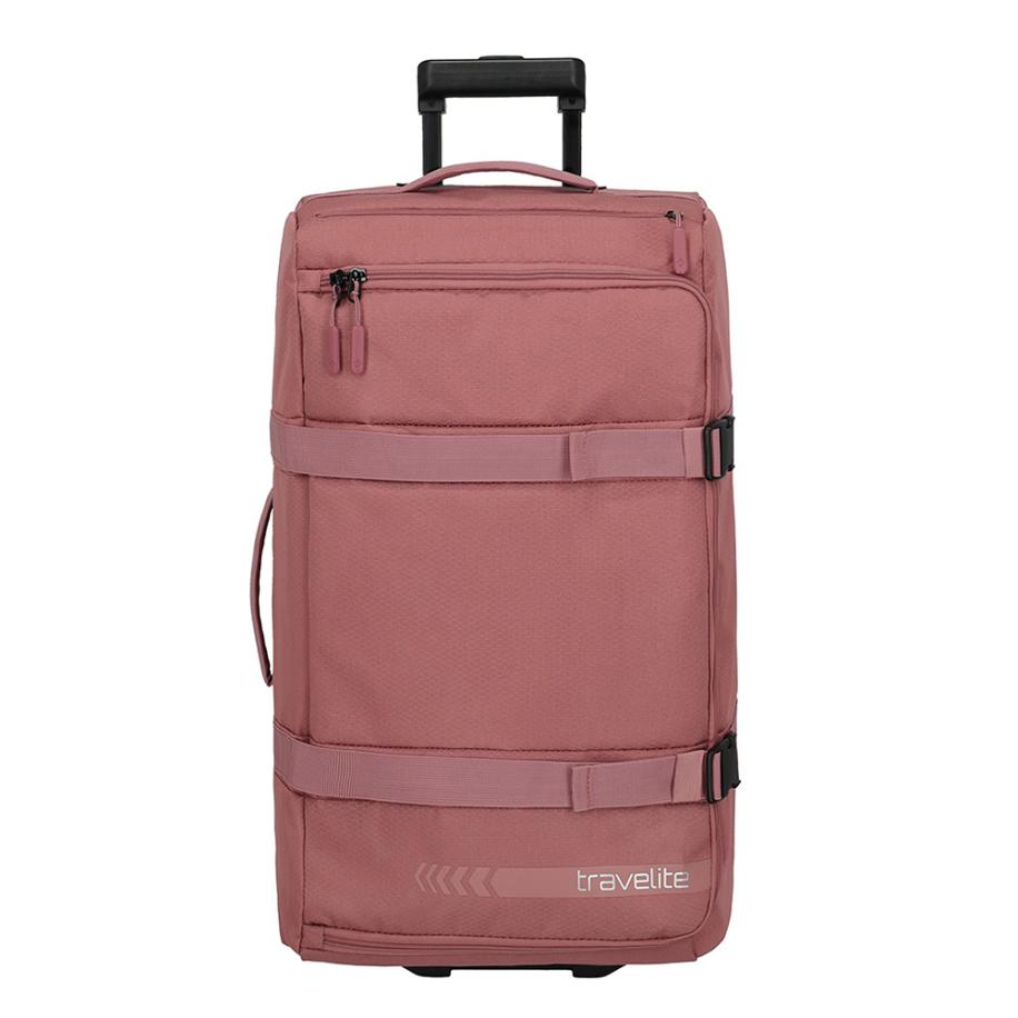 Travelite Kick Off Wheeled Duffle L rose Trolley Reistas Roze
