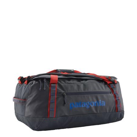 Patagonia Black Hole Duffel 55L smolder blue w/amanita red