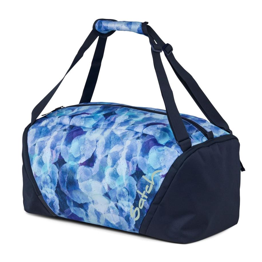 Satch Satch Sporttas azuur / lichtblauw / zwart -