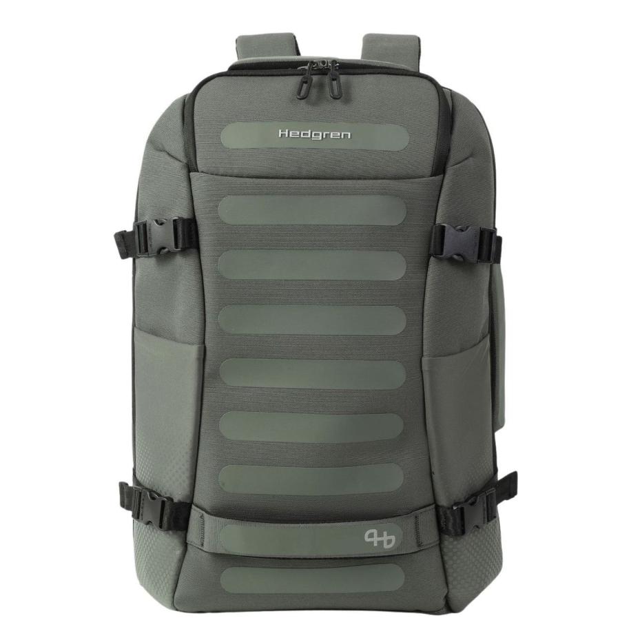 Hedgren Rugzak Comby lichtgrijs / kaki Groen