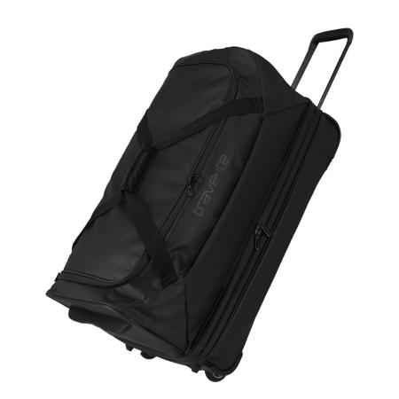 Travelite Basics Tarpaulin Wheeled Duffle Large 70 cm Expandable Black