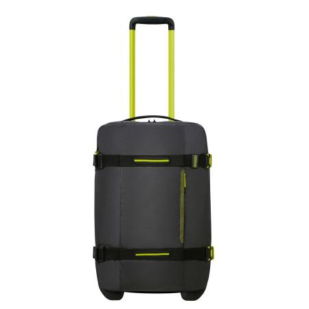 American Tourister Urban Track Duffle/Wheels S Coated black/lime