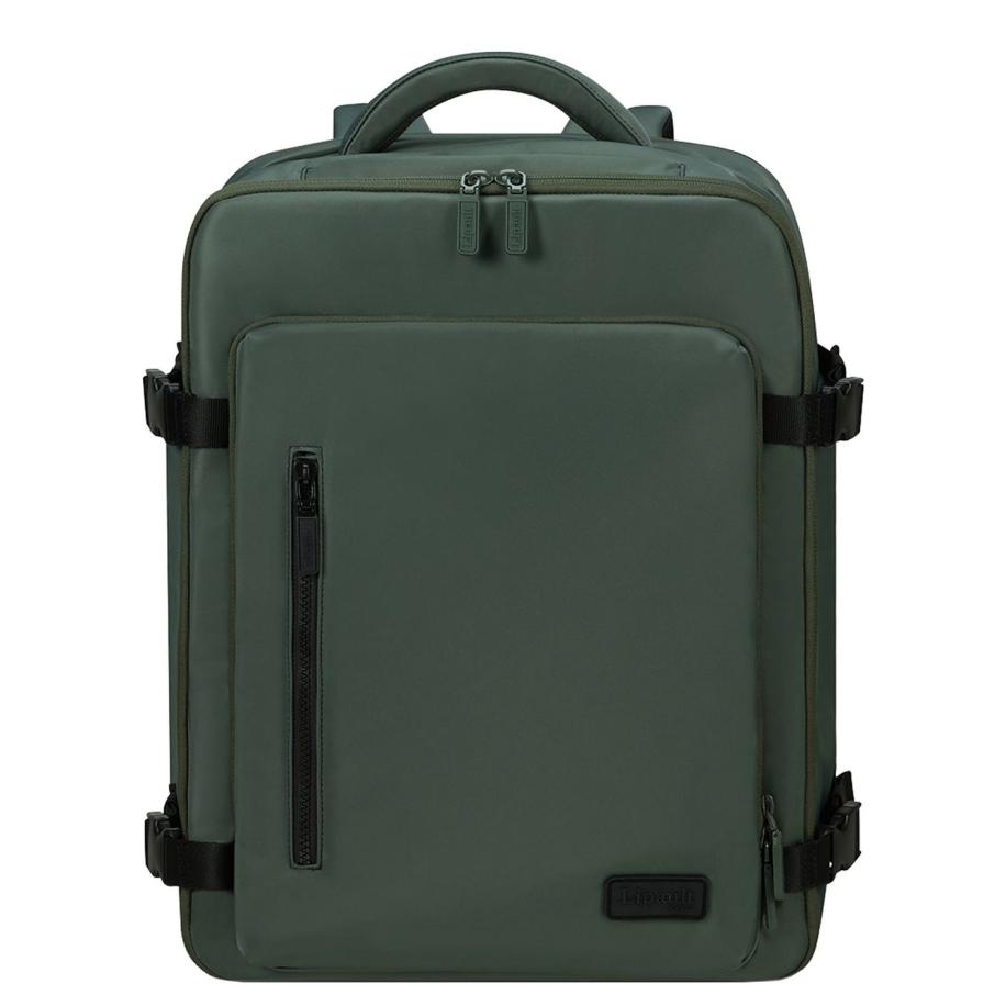 Lipault City Plume Travel Backpack khaki Groen