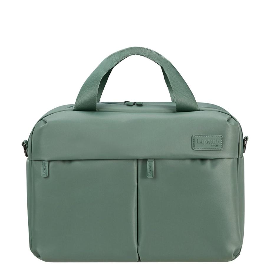 Lipault City Plume Carryall dry sage Groen