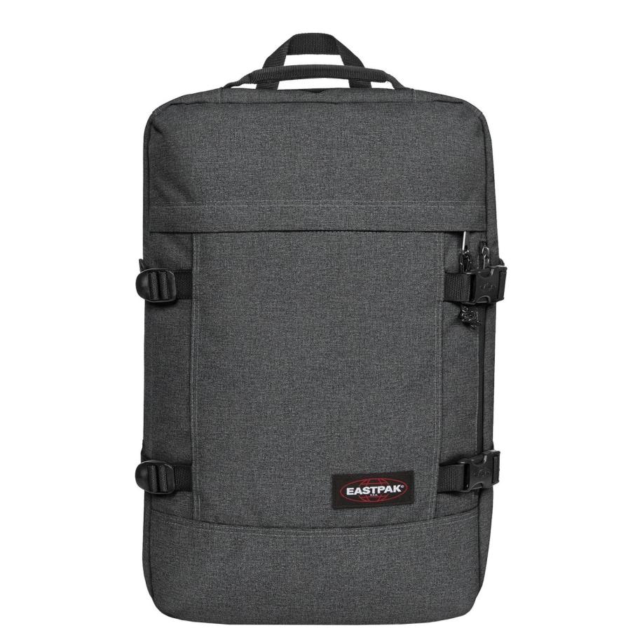 Eastpak Travelpack black denim Grijs
