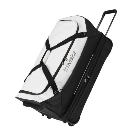 Travelite Basics Tarpaulin Wheeled Duffle Large 70 cm Expandable White
