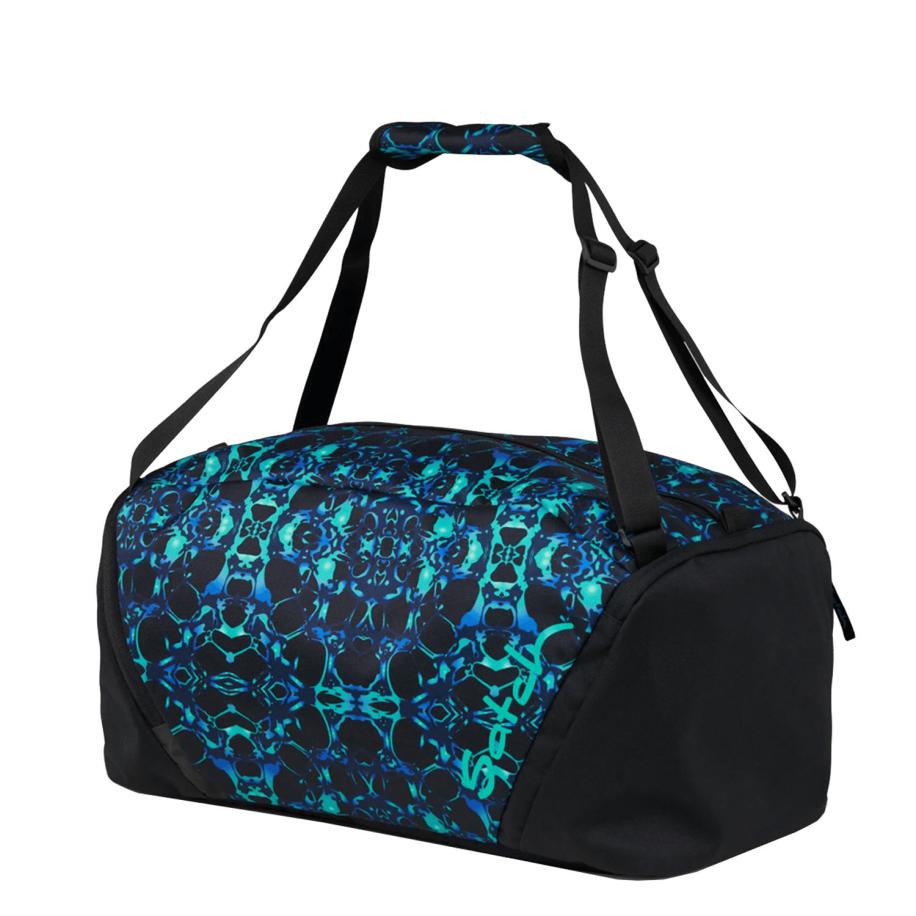 Satch Dufflebag caleido blue Blauw