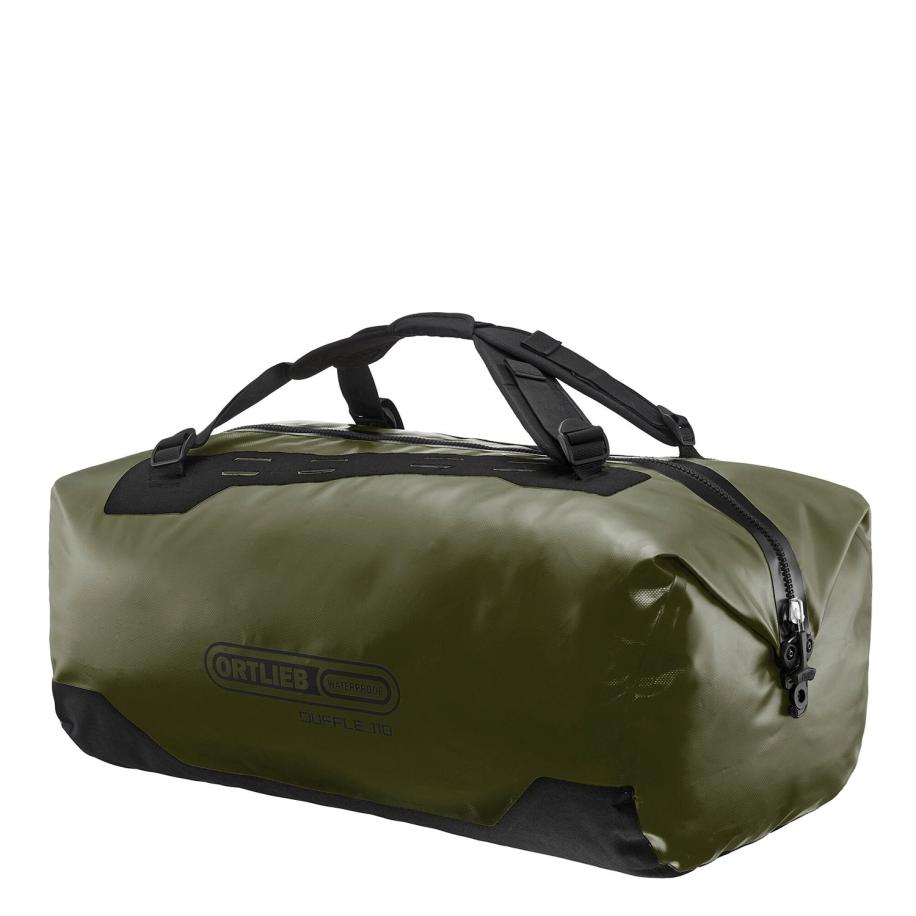 Ortlieb Duffle 110L olive Weekendtas Groen