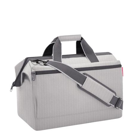 Reisenthel Travelling Allrounder L Pocket herringbone grey