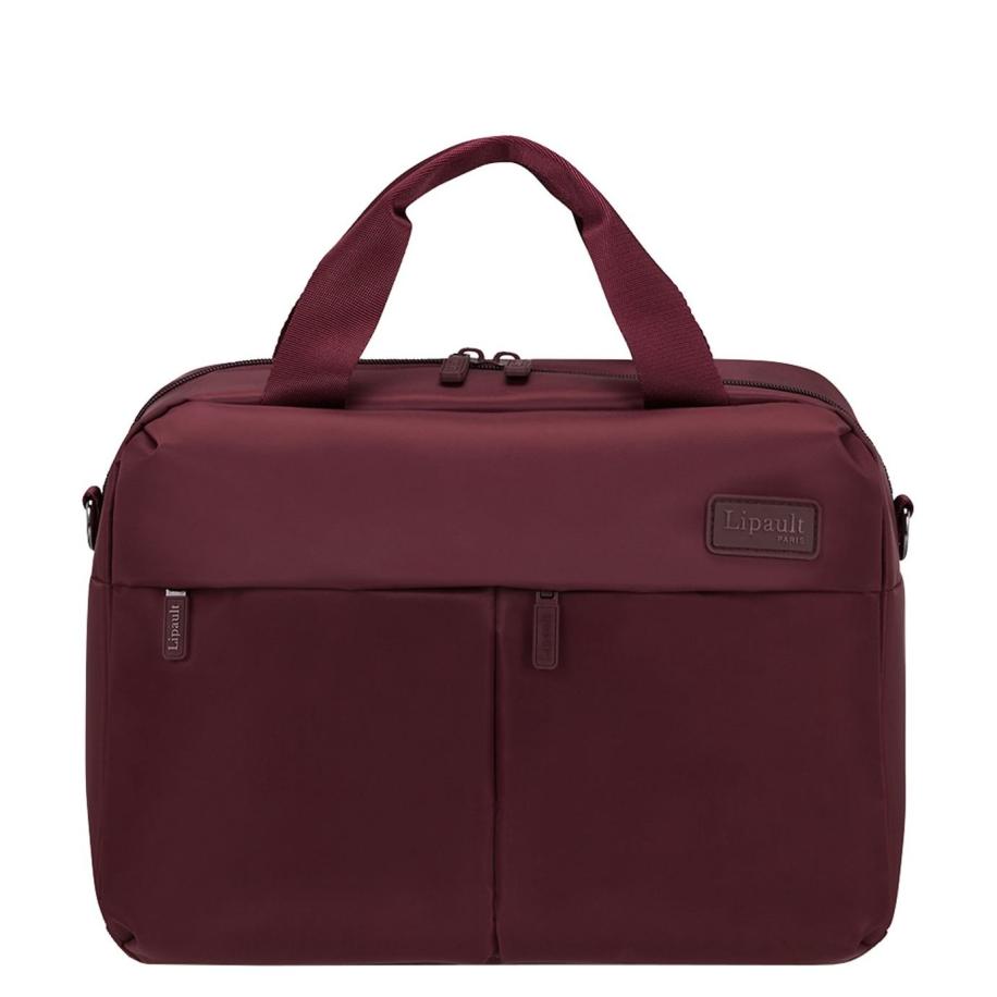 Lipault City Plume Carryall bordeaux Rood