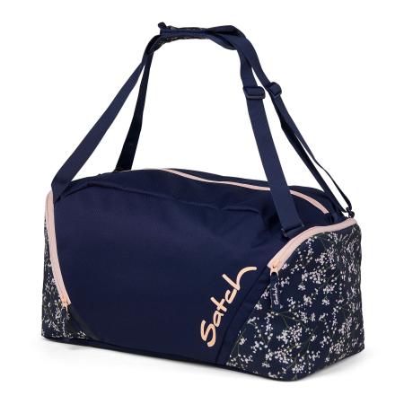 Satch Satch Sporttas lichtbeige / royal blue/koningsblauw