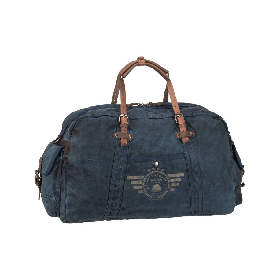 GreenBurry GREENBURRY Reistas Aviator 5899 donkerblauw / bruin -