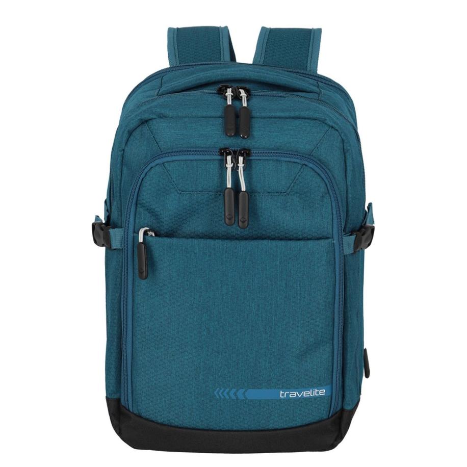 Travelite Kick Off Cabin Backpack petrol Blauw