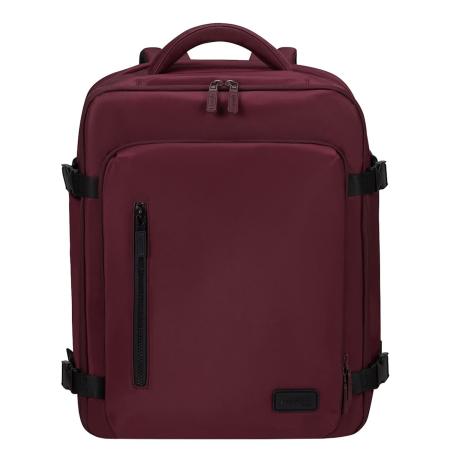 Lipault City Plume Travel Backpack bordeaux