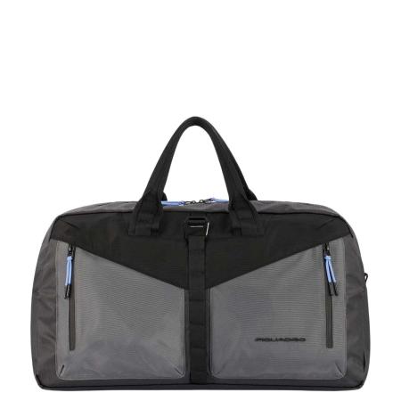Piquadro Spike Weekender Duffle Bag Duffle grey/black