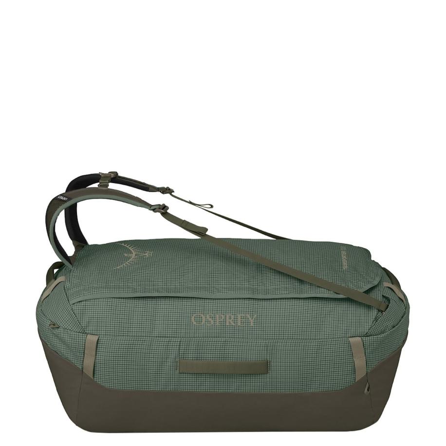 Osprey Transporter 120 pine leaf-earl grey Groen