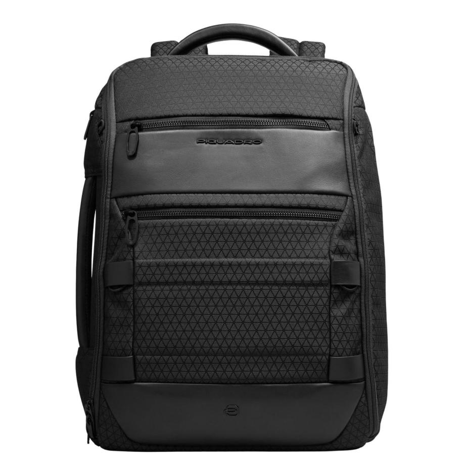 Piquadro W139 Modular Travel Laptop Backpack nero Zwart