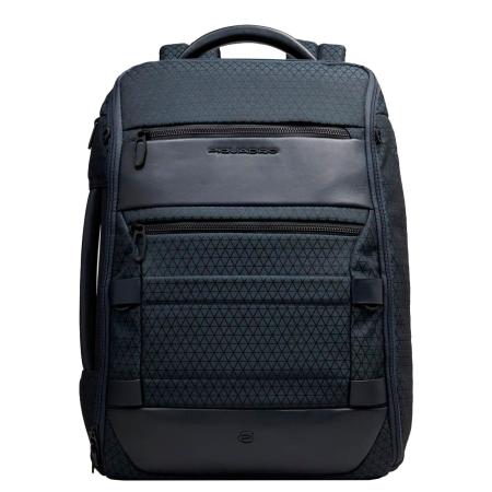 Piquadro W139 Modular Travel Laptop Backpack blue