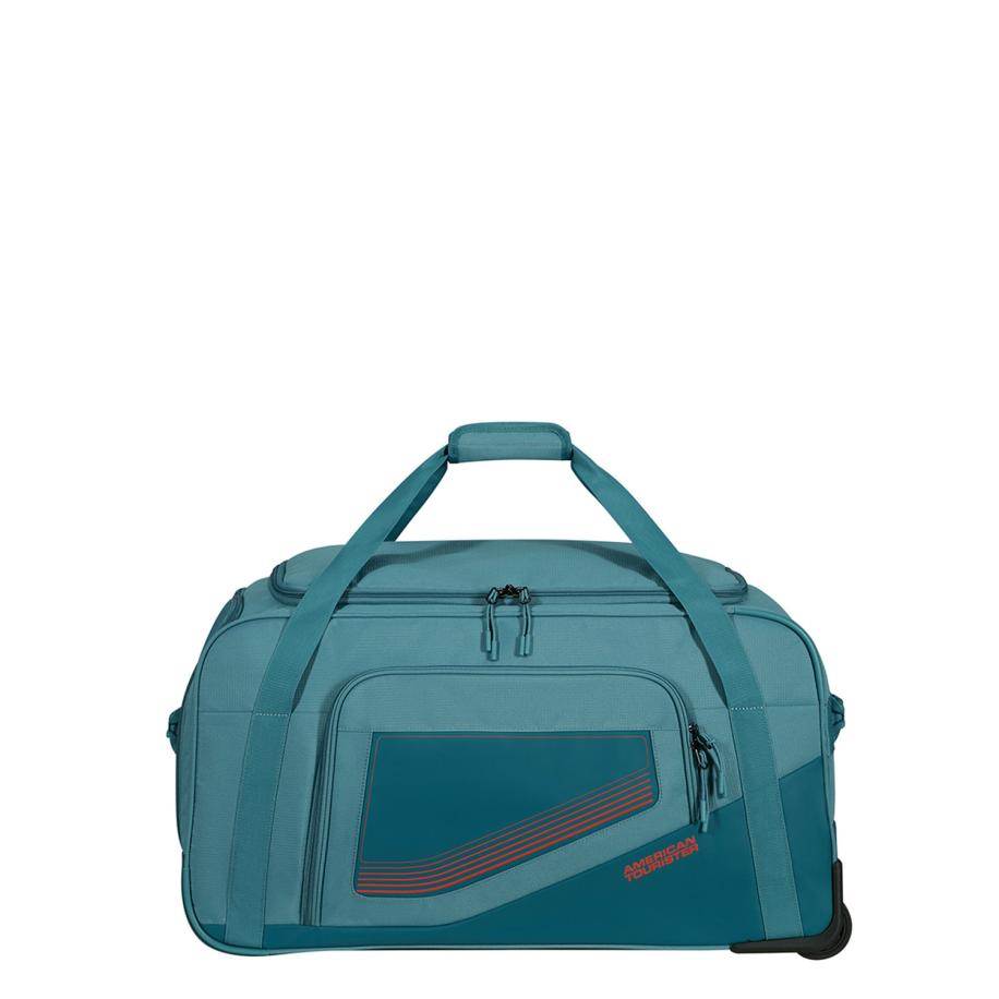 American Tourister City Racer Duffle/Wheels M petrol Blauw
