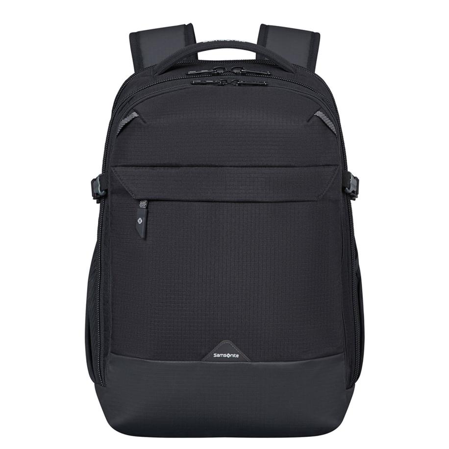 Samsonite Roadseeker Laptop Backpack M deep black Zwart