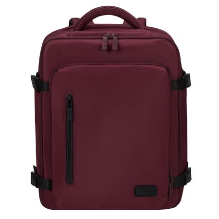 Lipault City Plume Travel Backpack bordeaux