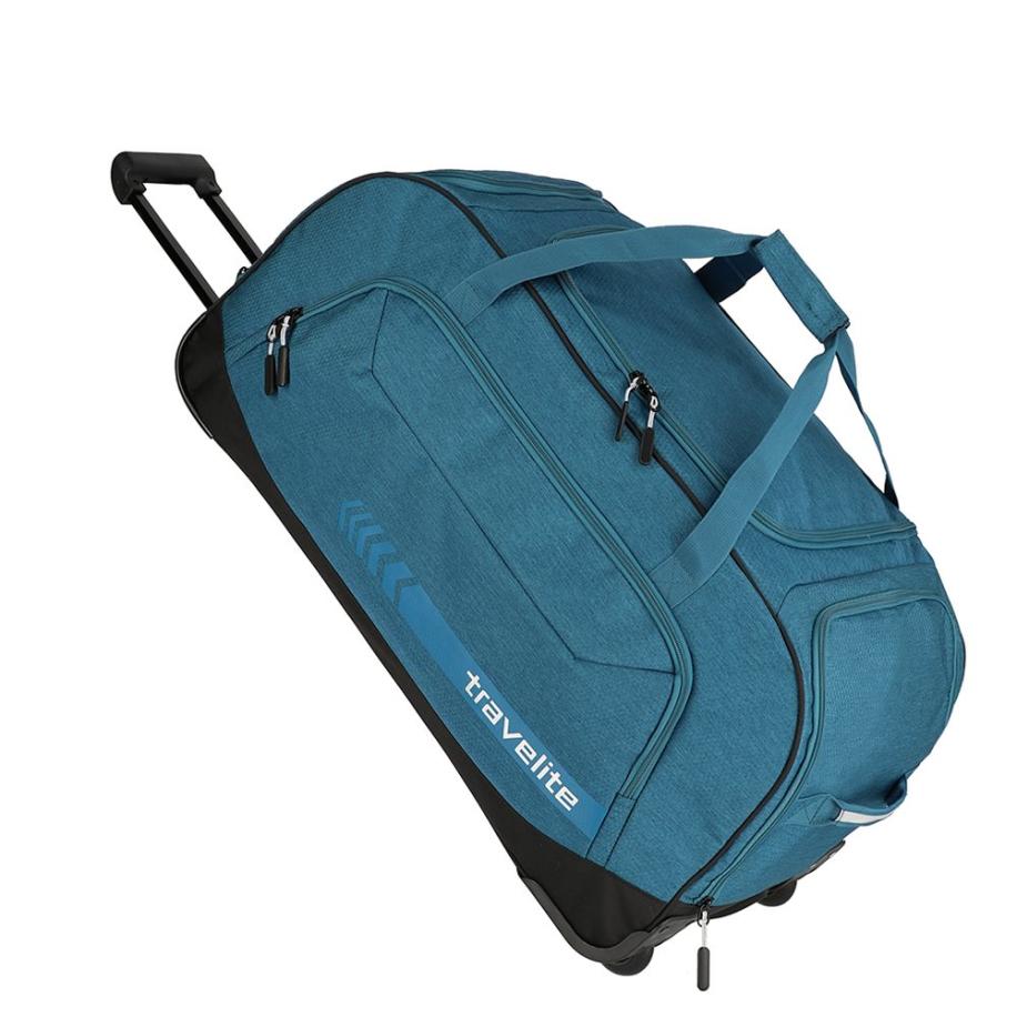 Travelite Kick Off Wheeled Duffle Petrol Blauw