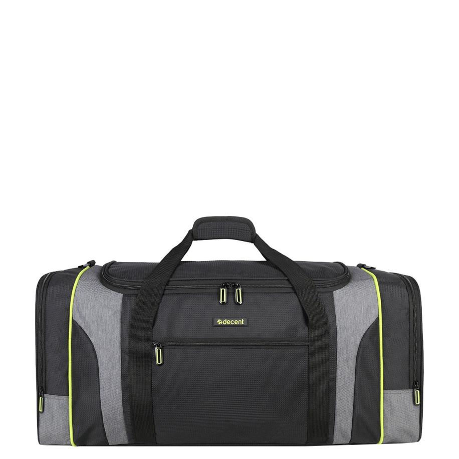 Decent Flexplus Duffle 70 black/lemon green Zwart