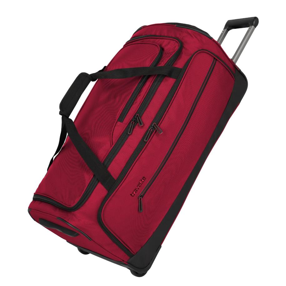 Travelite Crosslite 5.0 Wheeled Duffle L red Rood