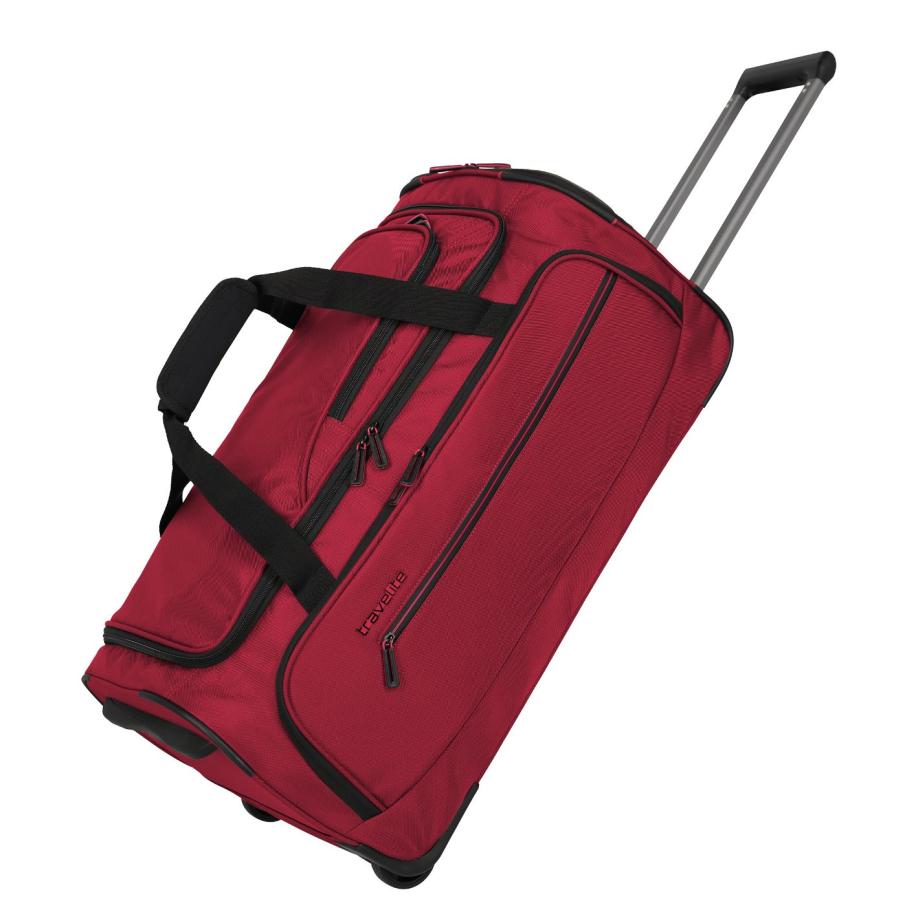 Travelite Crosslite 5.0 Wheeled Duffle M red Rood
