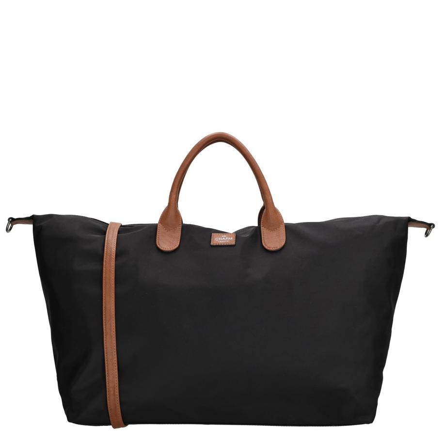 Charm London Buckingham Travelbag black Zwart