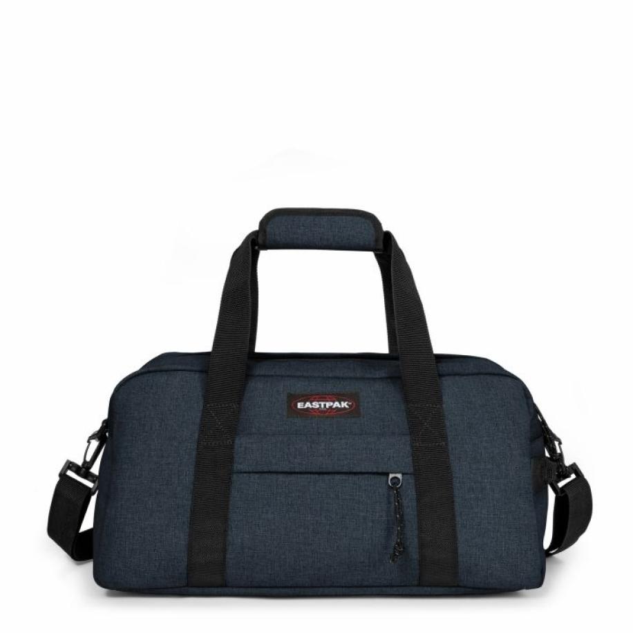 Eastpak Compact + triple denim Blauw