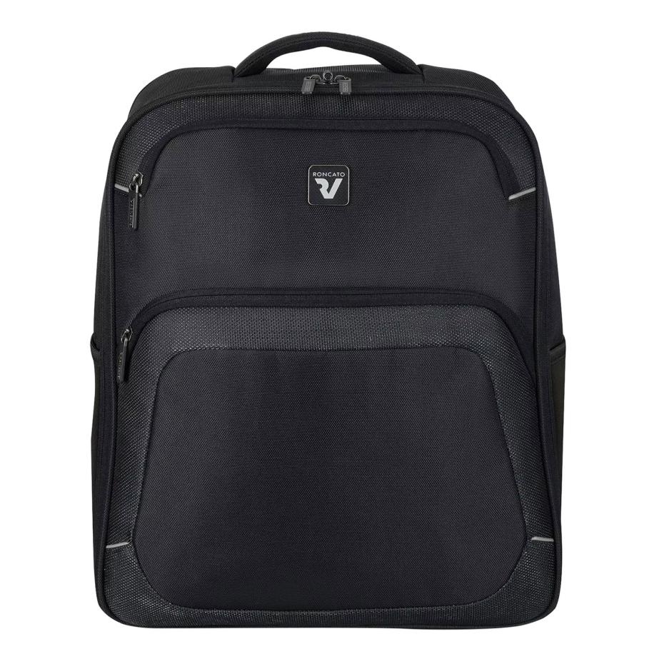 Roncato Gateway Cabin Trolley Backpack 17 black Zwart